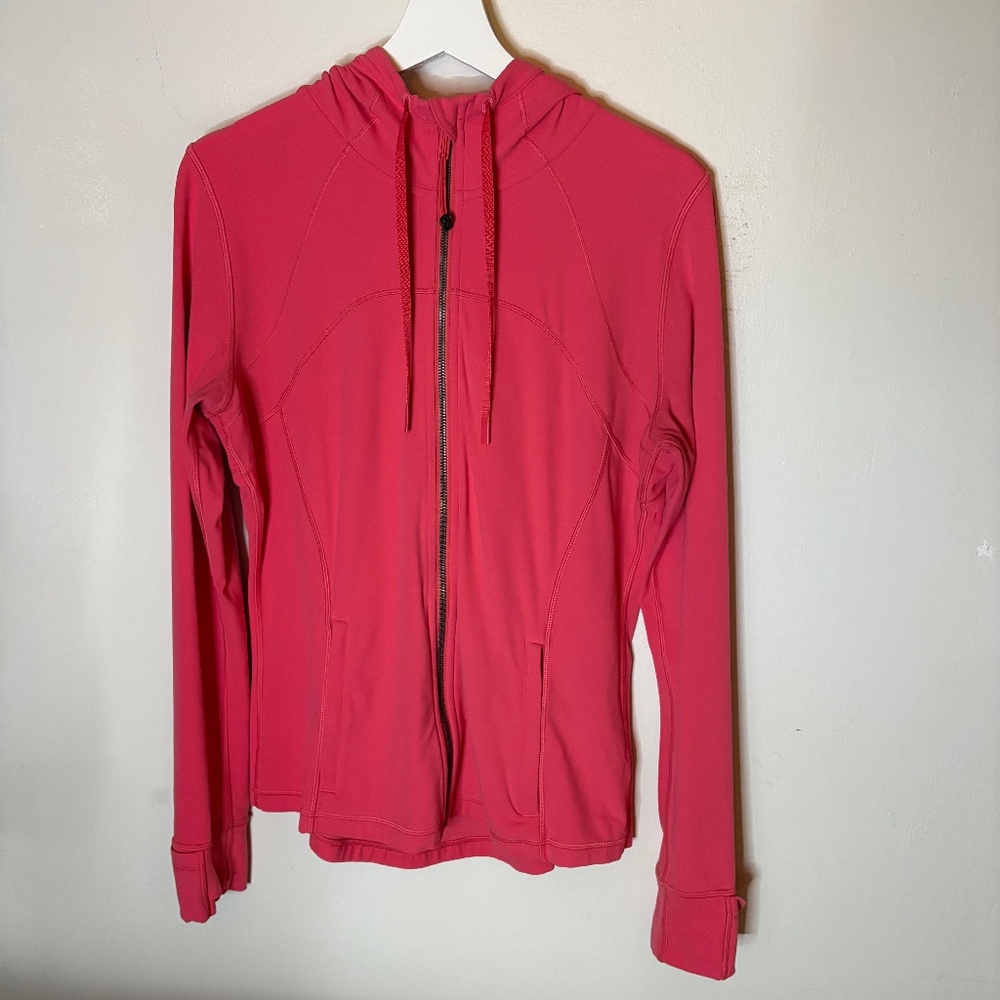 Lululemon Nulu Hooded Define Jacket Coral - Size 12
